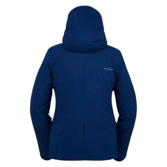 Spyder Women’s Schatzi GTX Infinium Ski Jacket Abyss Blue Size 10 NWT Gore-Tex - Picture 2 of 7